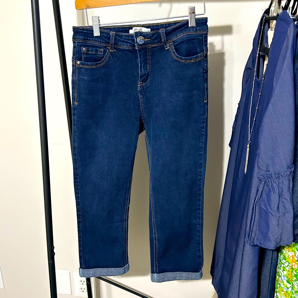 Dark Blue Capris